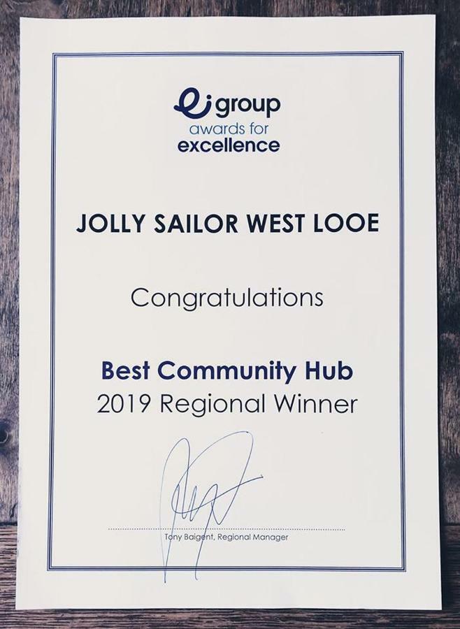 Jolly Sailor Inn Looe Bagian luar foto